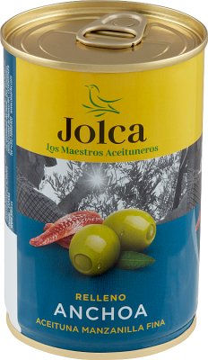 olives vertes dénoyautées farcies aux anchois