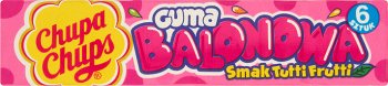 Chupa Chups Babol bubble-gum au goût de fruits