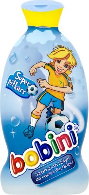Bobini szampon i płyn do kąpieli dla dzieci Super Piłkarz z wyciągiem z rumianku