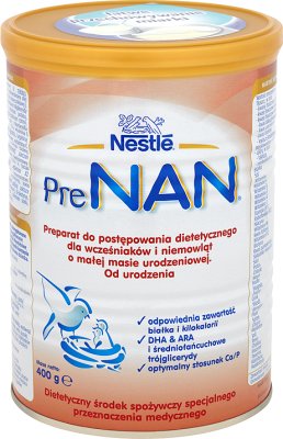 Nestle PreNAN mleko modyfikowane dla wcześniaków