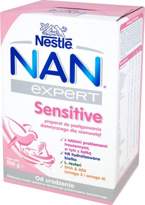 nan expert sensitive modified milk