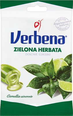 Verbena cukierki ziołowe Zielona herbata