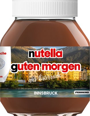 Nutella chocolate- hazelnut cream
