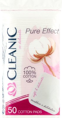 Cleanic Square Pure Effect cotton pads