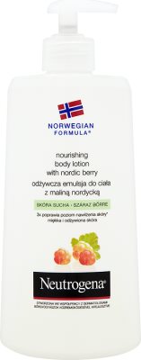 La emulsión nutritiva para la piel seca cuerpo frambuesa nórdica