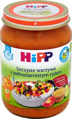 Hipp Soczyste warzywa z pełnoziarnistym ryżem