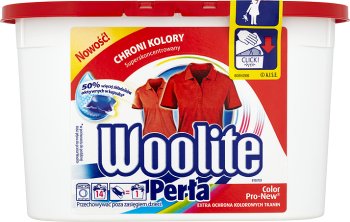 Woolite Perła żelowe kapsułki do prania Color