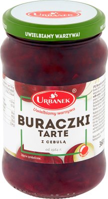 Urbanek Buraczki tarte  z cebulą