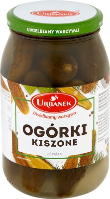 Urbanek ogórki kiszone pasteryzowane