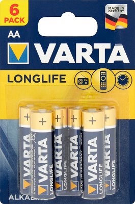 Varta Longlife baterie alkaliczne AA