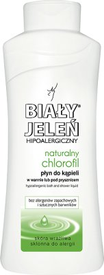 hypoallergenic bath liquid hypoallergenic with natural chlorophyll and panthenol