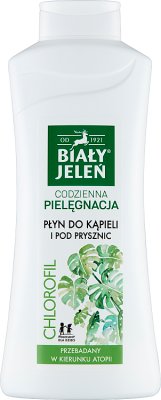 Biały jeleń hipoalergiczny płyn do kąpieli  z naturalnym chlorofilem i pantenolem