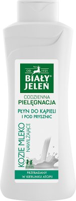 Biały jeleń hipoalergiczny płyn do kąpieli  z ekstraktem z koziego mleka