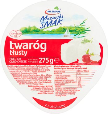 Mazury taste fat curd key way