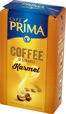 Cafe Prima kawa mielona o smaku karmelu