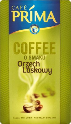 café granos de café con el sabor de la avellana