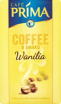 grains de café de café au goût de vanille noix
