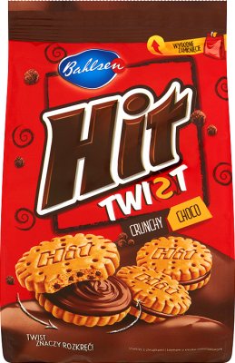 Hit Twist Bahlsen markizy  o smaku czekoladowym z chrupkami