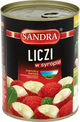 Sandra lychee in syrup No preservatives