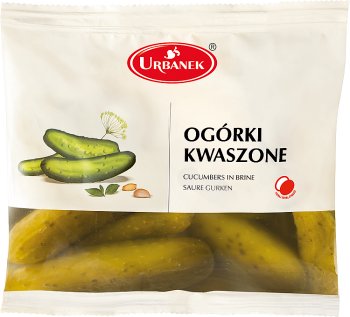 Urbanek ogórki kwaszone w woreczku 510 g