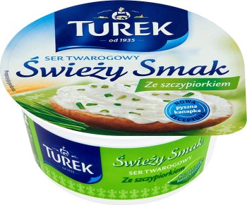 Turek Świeży Smak serek twarogowy ze szczypiorkiem