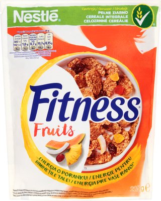 Fitness fruits with fruit cereal