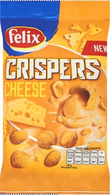 crispers cheese peanuts a crunchy shell with the taste of cheese