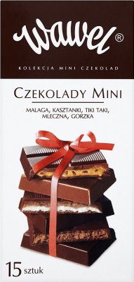 шоколад мини Малага , Kasztanki , Тики Таки молоко , горький