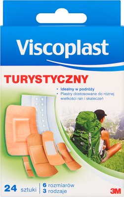 Туристический Viscoplast установить гипоаллергенные пластыри различных размеров