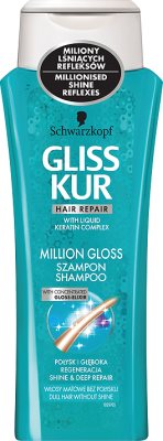 Schwarzkopf millones de brillo champú brillo y profunda regeneración del cabello opaco y sin brillo