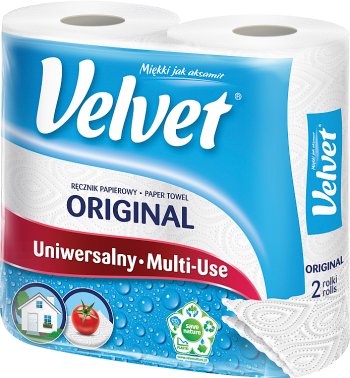 Velvet Czysta Biel ręcznik papierowy 2-warstwowy miękki jak aksamit