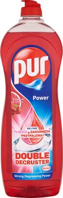 Pur Power płyn do mycia naczyń usuwa tłuszcz i zaschnięcia grapefruit&cherry