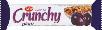 Crunchy Müsli-Riegel mit Pflaumensauce Joghurt
