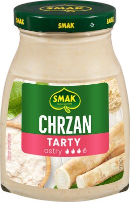 Smak Chrzan tarty ostry