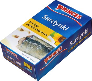 Princes Sardines à l'huile de tournesol