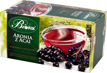 chokeberry bolsitas de té de frutas 2g con acai