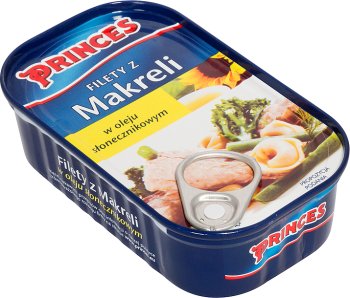 Princes filety z makreli w oleju słonecznikowym