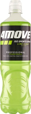 4Move Non-carbonated isotonic drink with a lime-mint flavor