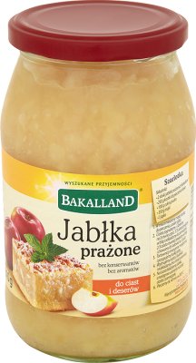 Bakalland masa szarlotkowa - jabłka prażone