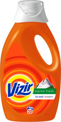 Vizir płyn do prania tkanin białych i kolorowych Alpine Fresh
