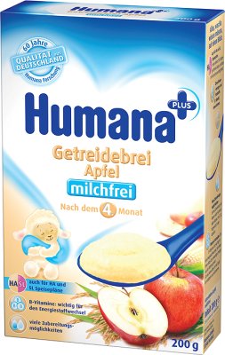 Humana Kaszka bezmleczna HA/SL ryżowo-kukurydziana z jabłkami