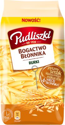 Pudliszki Bogactwo Błonnika makaron Rurki