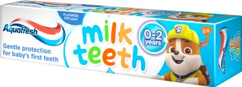 milk teeth toothpaste products for children 0-2 years