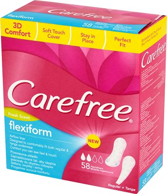 Carefree 5in1 flexiform fresh wkładki higieniczne