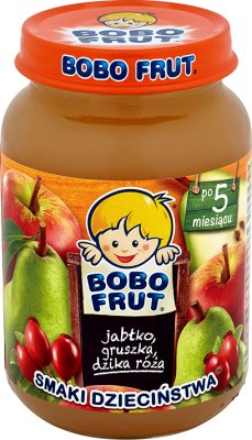 Bobo Frut deser jabłko, gruszka, dzika róża