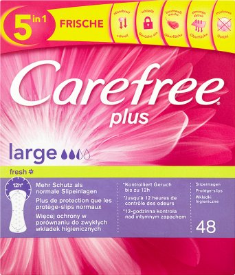Carefree 5in1 large wkładki higieniczne