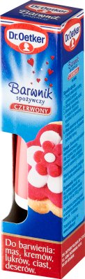 Dr. Oetker red food coloring