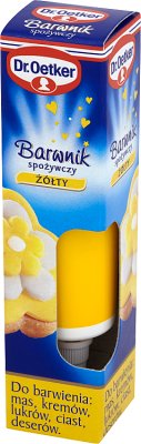 Dr. Oetker food dyes yellow