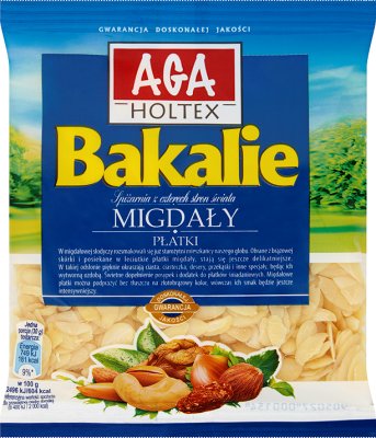 Aga holtex bakalie migdały płatki