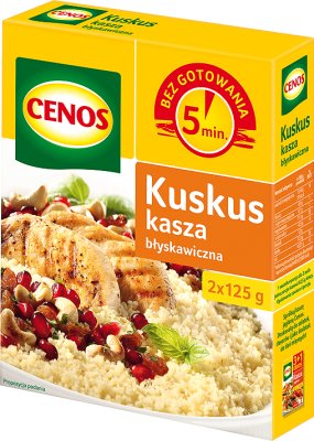 Cenos kasza kuskus